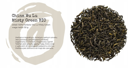Herbata zielona China Wu Lu - Misty Green Bio