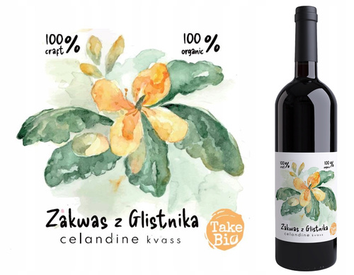 AleBrowar Zakwas z Glistnika Jaskółcze Ziele (wg Bołotowa) Bio 750ml