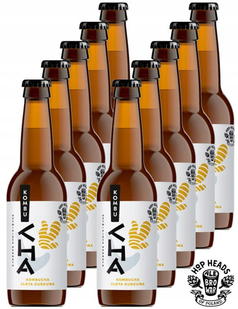AleBrowar KombuCHA Złota Kurkuma 10x 330ml