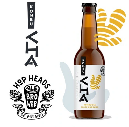 AleBrowar KombuCHA Złota Kurkuma 10x 330ml