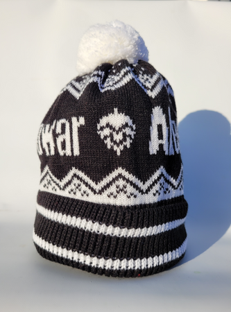 Czapka zimowa z pomponem czarna