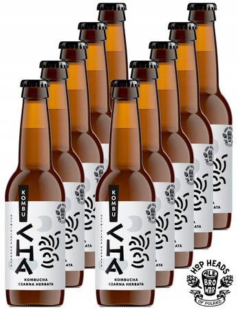 AleBrowar KombuCHA Czarna Herbata 10x 330ml