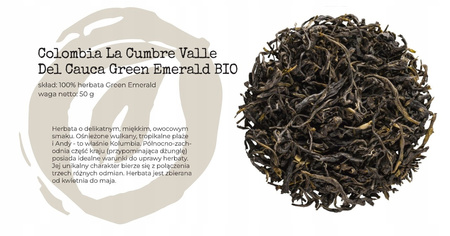 Herbata Colombia La Cumbre Valle Del Cauca Bio