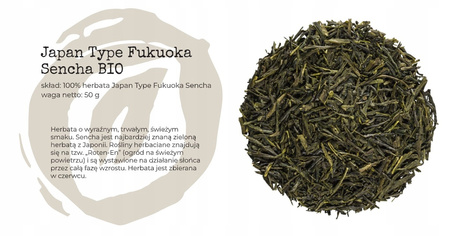 Herbata Zielona Japan Type Fukuoka Sencha Bio