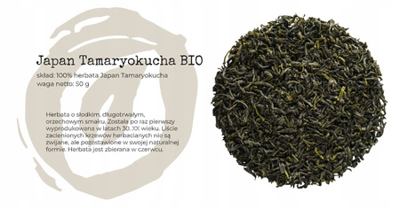 Herbata zielona Japan Tamaryokucha Bio