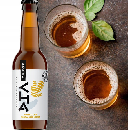 AleBrowar KombuCHA Złota Kurkuma 10x 330ml