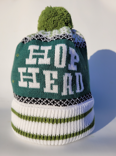 Czapka zimowa z pomponem zielona