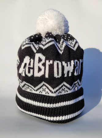 Czapka zimowa z pomponem czarna